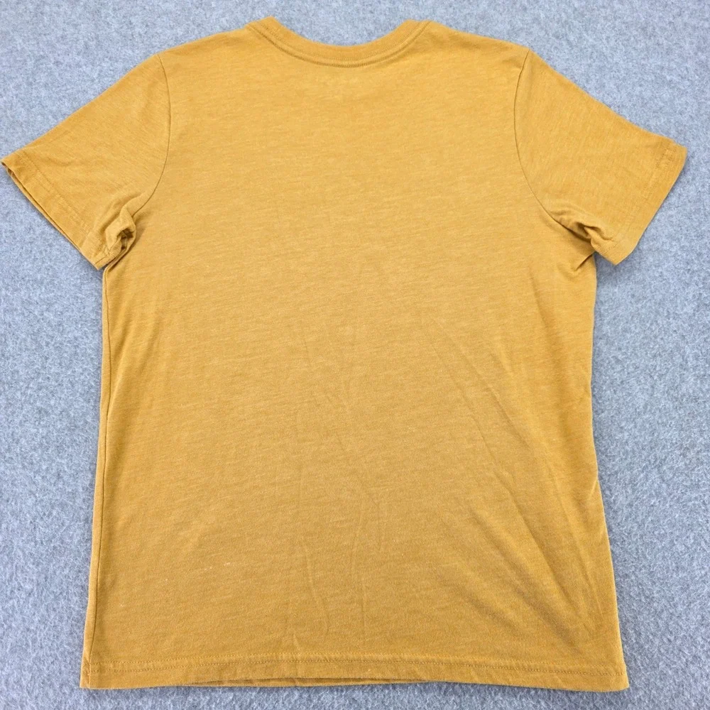 Wrangler Women's Size Small Mustard‎ Yellow Skull Cactus Rose Graphic T Shirt - Picture 3 of 10